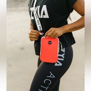 ZYIA Pink Foam Crossbody Phone Purse